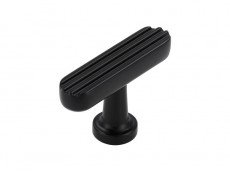 S 2588-48PB12 Buton T negru mat