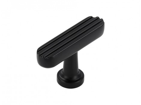 S 2588-48PB12 Buton T negru mat