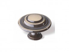 S 397-35MS3 Buton cupru maroniu antic