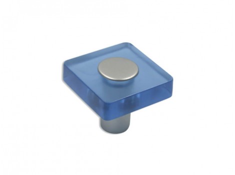 S 8118-30SN16MV11 Buton patrat albastru inchis