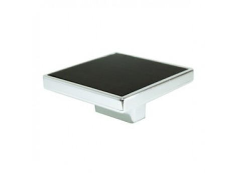 S 8151-60MT1HF60 Buton crom lucios cu insertie wenge