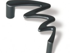 S 941-107PB12 Maner negru zig-zag dreapta