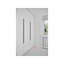 S Maner EDGE STRAIGHT negru mat periat,lungime 1200mm