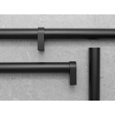 S Bara maner BIG negru mat, lungime 1200 mm