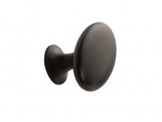S Buton OVAL SIMPLE negru mat,lungime 60mm