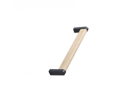 S Maner CROSSING stejar lacuit negru mat, lungime 168mm,FSC