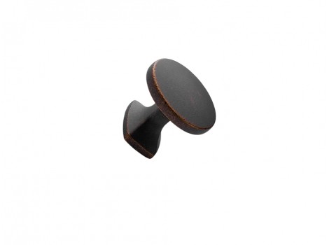 S Buton CLASSIC maro antic, diametru 34mm