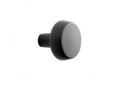 S Buton AUTUMN negru mat, diametru 28mm