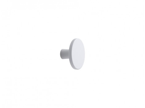 S Buton PLATO alb mat,diametru 42mm