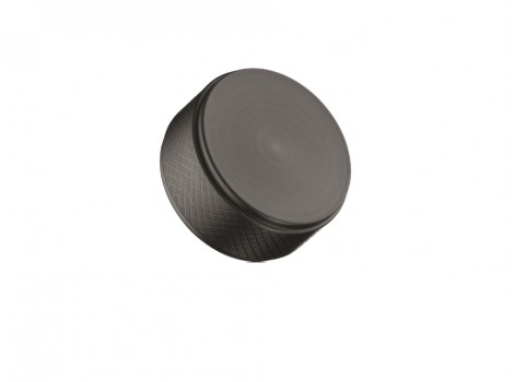S Buton HARLEQUIN MINI antracit periat, diametru 34mm