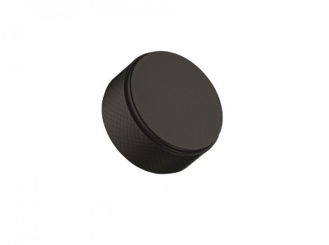 S Buton HARLEQUIN MINI negru mat, diametru 34mm