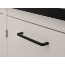 S Maner COMPACT negru mat, lungime 172mm