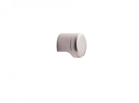 S Buton POINT efect inox, diametru 28mm