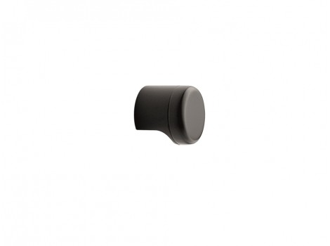 S Buton POINT negru mat, diametru 28mm