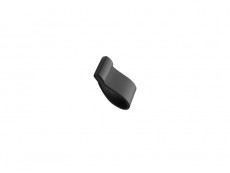 S Buton STRAP metal negru cu piele neagra,lungime30.6mm