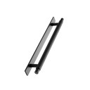 S Maner MANOR BACK negru mat, lungime 254mm