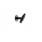 S Buton MANOR T negru mat, diametru 30mm