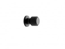 S Buton MANOR negru mat, diametru 30mm