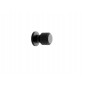 S Buton MANOR negru mat, diametru 30mm