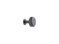 S Buton VILLA nickel negru,diametru 30mm