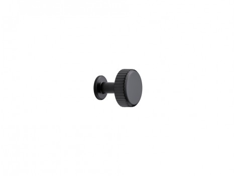 S Buton VILLA gun metal,diametru 30mm