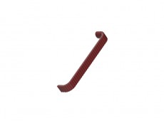 S Maner LACE bordo mat, lungime 171mm