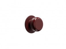 S Buton COLETTE bordo lucios, diametru 50mm