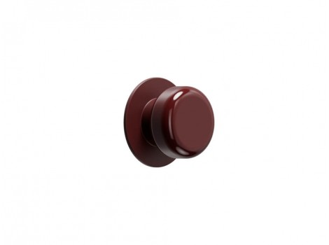 S Buton COLETTE bordo lucios, diametru 50mm