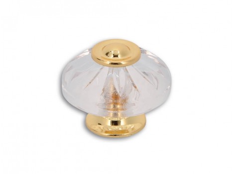 S H119-38GE1ZN20 Buton transparent talpa aurie