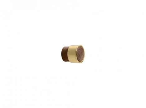 S Buton RADIO MINI nuc lacuit-auriu periat,diametru 26mm,FC