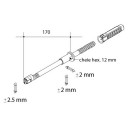 TRA Suport raft MN115.170 reglabil, L=170mm,zincat,20kg