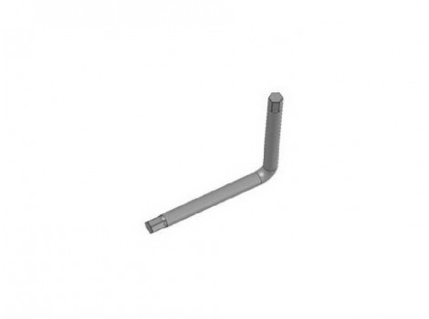 VDI Cheie hexagonala 566,forma L,hex 6mm, 86x36mm