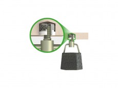 VEX Element fixare KEEP-NUT auto-ancoranta,M4xH6mm,alb